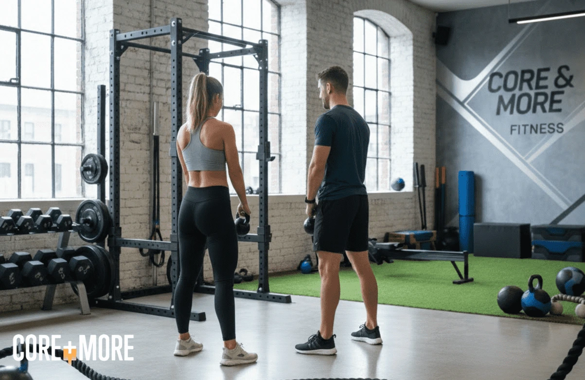 Best Personal Training Studio in Clapham at Core and More Fitness helping clients achieve strength and weight loss goals