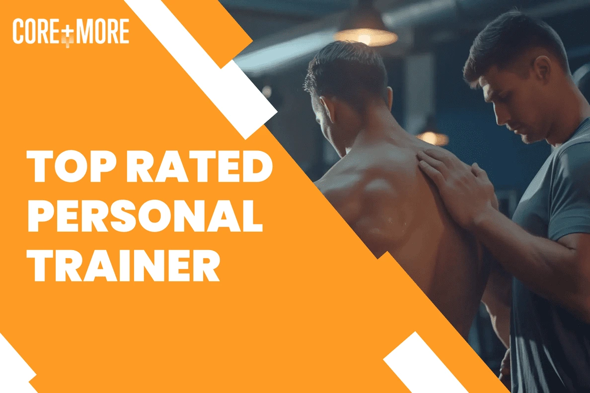 Top rated personal trainer in Clapham helping a client achieve fitness goals at Core and More Fitness personal training studio