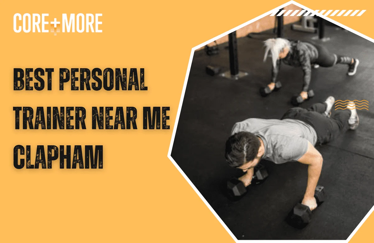Best Personal Trainer Near Me Clapham helping client with strength training in a modern gym