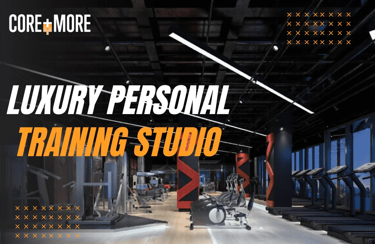 Luxury Personal Training Studio Clapham at Core and More Fitness with private gym setup and expert personal trainer