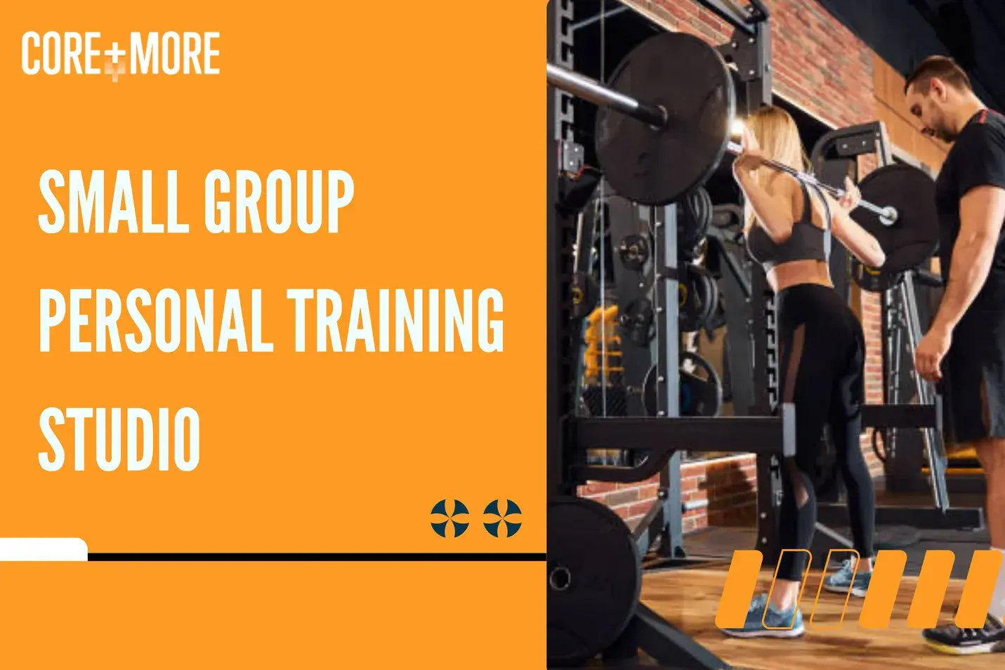 Members training together at a Small Group Personal Training Studio Clapham with a professional coach guiding the workout