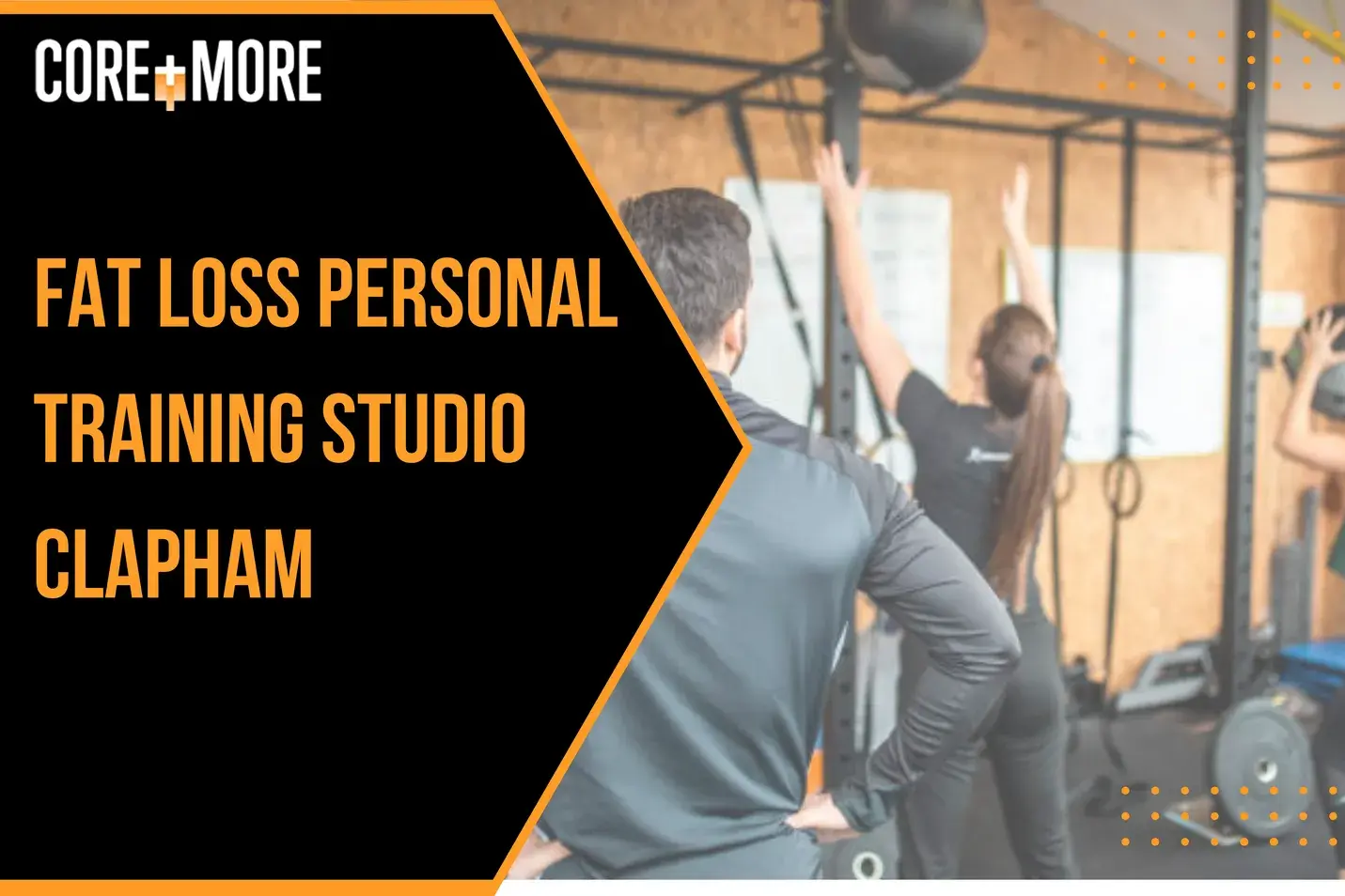 Fat Loss Personal Training Studio Clapham – client doing guided fat loss workout with personal trainer in Clapham studio