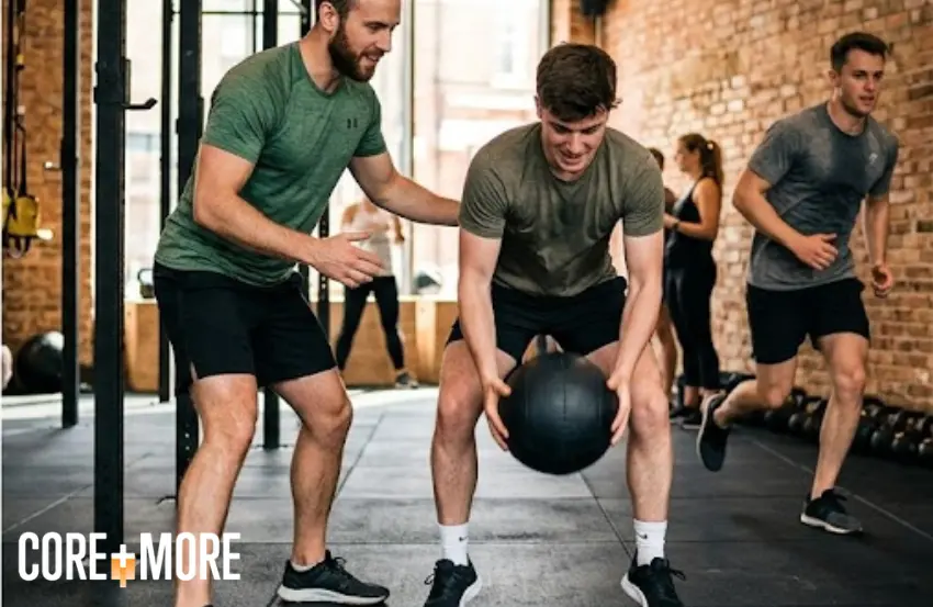 Functional Fitness Personal Training Clapham session at Core and More Fitness helping clients improve strength, mobility and everyday movement.