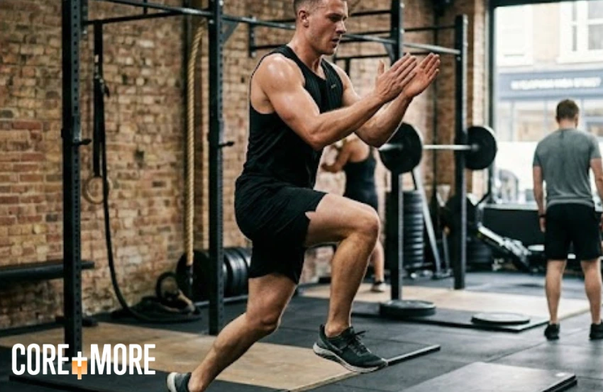 Client performing resistance exercises during a Strength and Conditioning Clapham workout in Clapham.