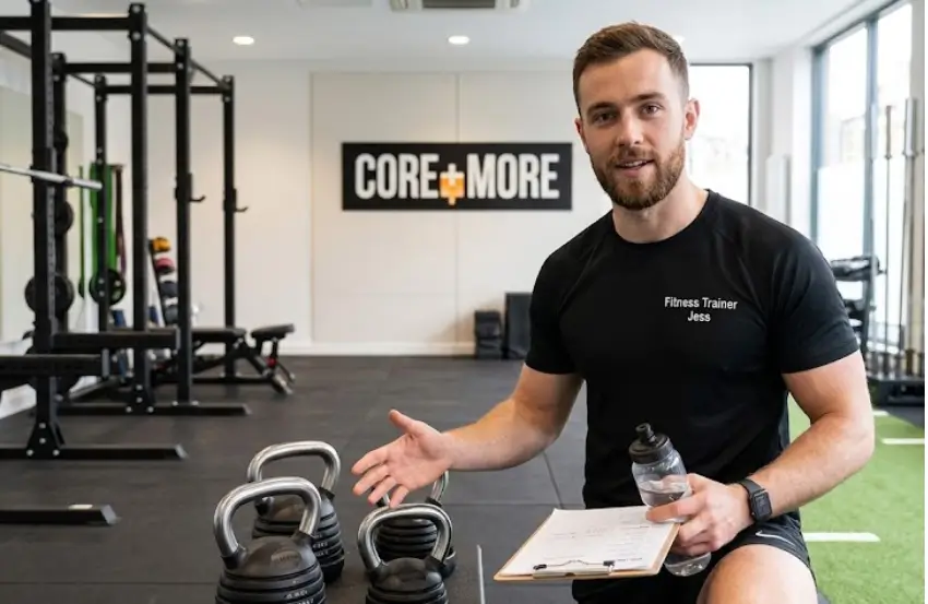 Weight Loss Personal Trainer Balham helping a client achieve sustainable weight loss through a personalized fitness training session.