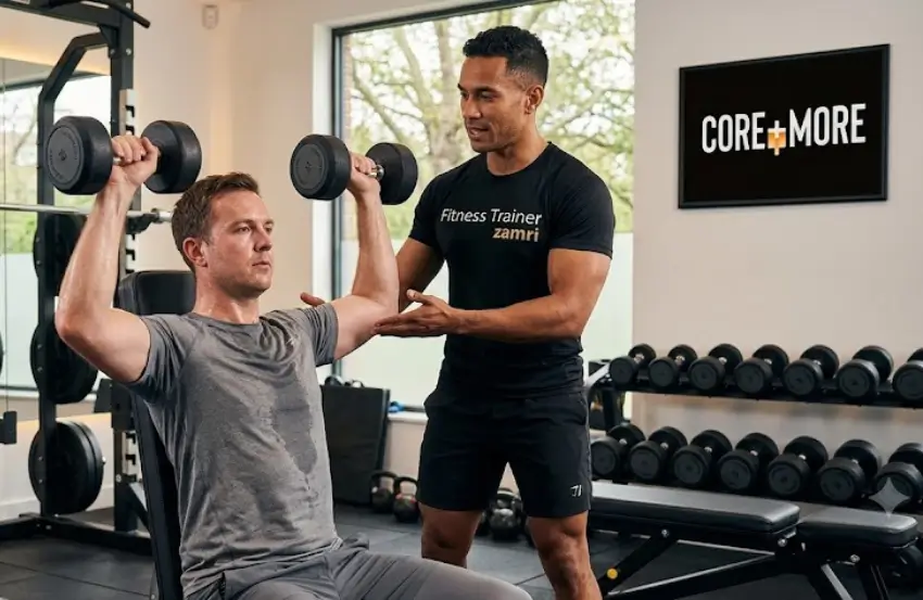 Personal Trainer in Clapham Common supporting weight loss training