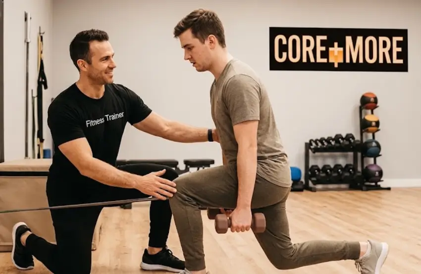 Personal Training for Beginners Balham session at a fitness studio