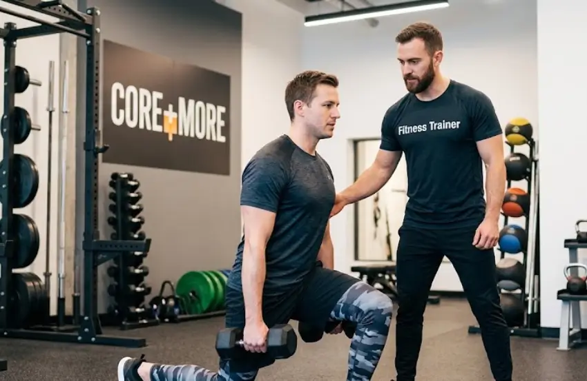 Affordable Personal Training Stockwell personalised workout in a professional fitness studio